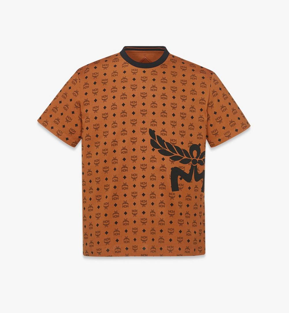 T-shirt imprimé monogramme Mega Laurel en coton biologique 1